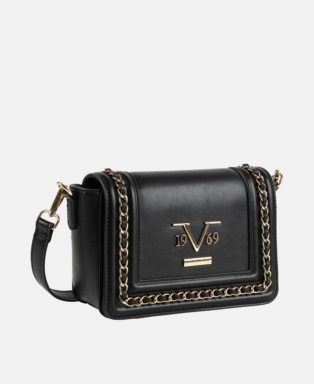Versace Italia 1969 black shoulder bag  Black shoulder bag, Bags, Shoulder  bag